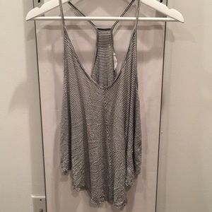 Racer Back striped tank